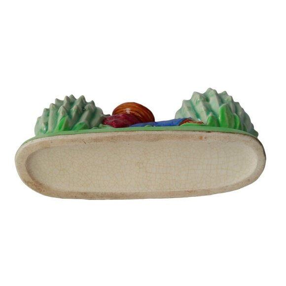 3 Vintage Planters Dutch Girl Swan Mexican Farmer - Picture 7 of 9